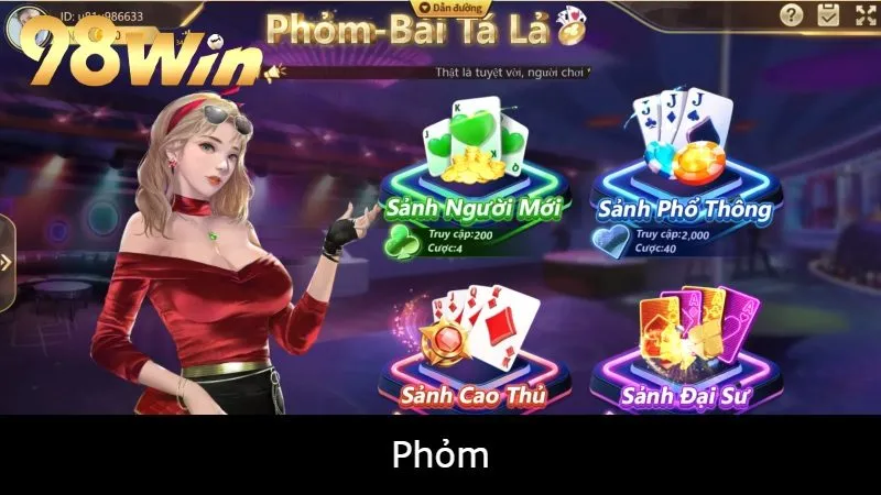 phỏm 98win