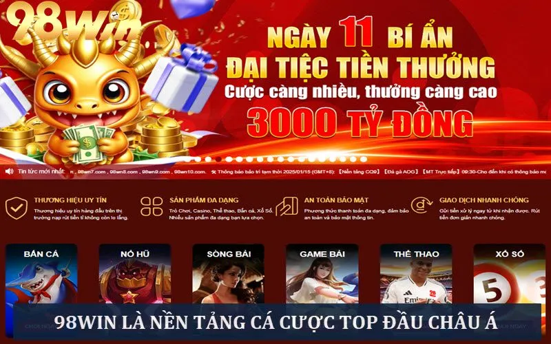 Sân chơi giải trí, cá cược đỉnh cao top đầu châu Á