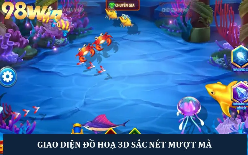 Giao diện 3D sắc nét, mãn nhãn