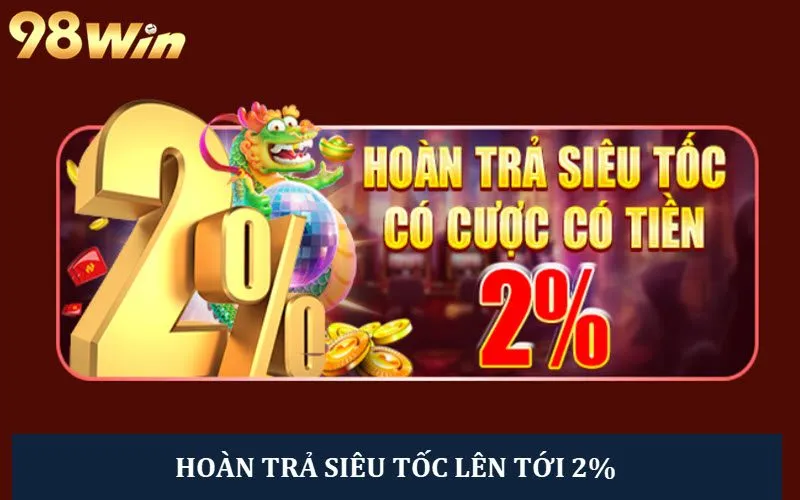 Anh em có thể nhận hoàn trả siêu tốc tới 2%